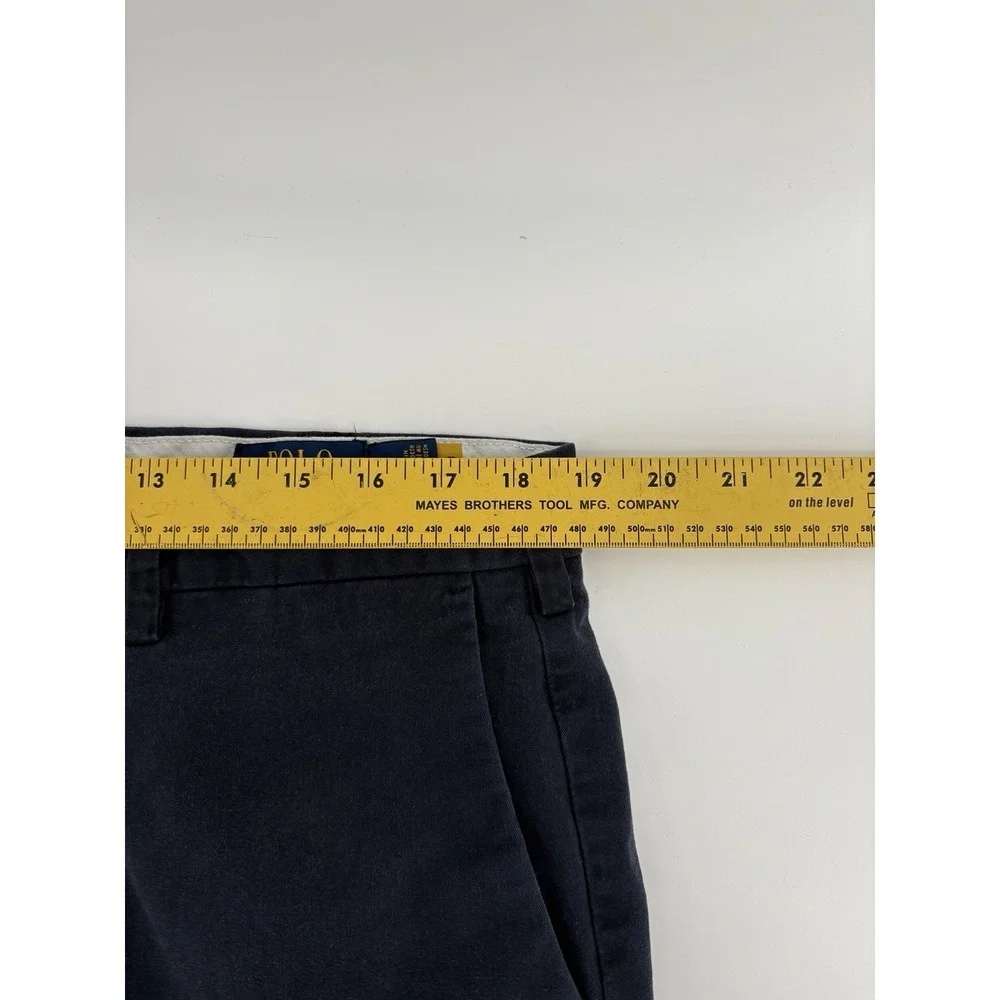 Polo Ralph Lauren Pants Mens 38x30 Blue Stretch Straight‎ Chino Casual